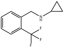 N-[2-(trifluoromethyl)benzyl]cyclopropanamine Struktur