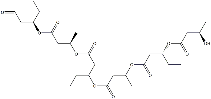 POLY[(R)-3-HYDROXYBUTYRIC ACID-CO-(R)-3-HYDROXYVALERIC ACID (~9:1)] Struktur