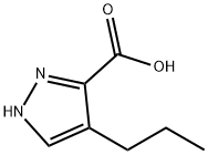 Pyrazole-3(or 5)-carboxylic acid, 4-propyl- (7CI) Struktur