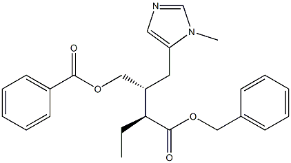 (αS,βR)-α-Ethyl-β-[(benzoyloxy)methyl]-1-methyl-1H-imidazole-5-butanoic acid benzyl ester