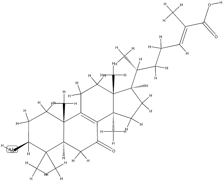 7-Oxo-ganoderic acid Z Struktur