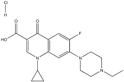 ENROFLOXAIN HYDROCHLORIDE Struktur