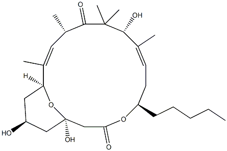 (+)-Acutiphycin Struktur