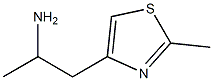 4-Thiazoleethanamine,  -alpha-,2-dimethyl- Struktur