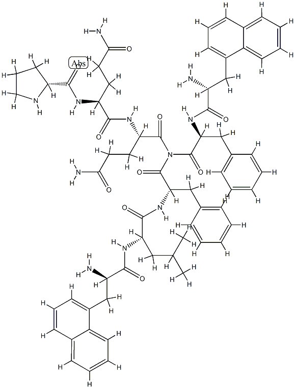 substance P (4-11), Pro(4)-Npa(7,9)-Phe(11)- Struktur