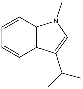 1H-Indole,1-methyl-3-(1-methylethyl)-(9CI) Struktur