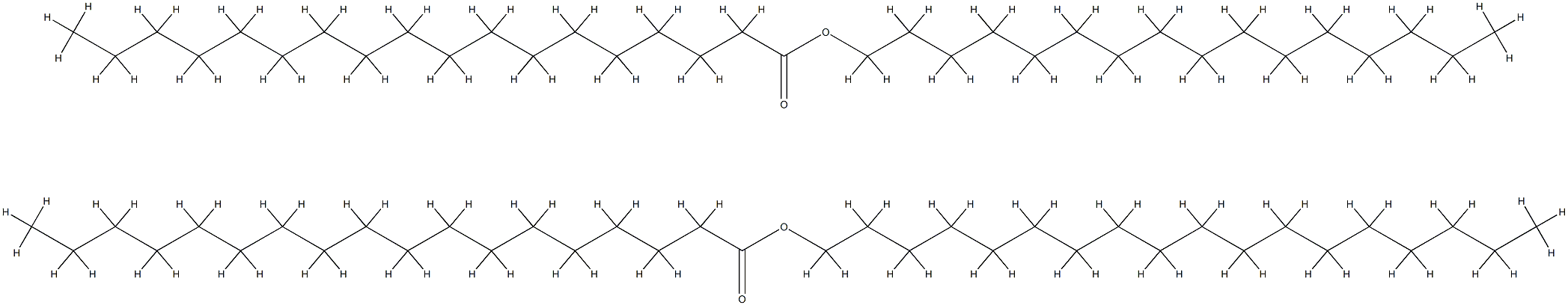 Octadecanoic acid, C16-18-alkyl esters  Struktur