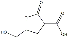 3-Furancarboxylicacid,tetrahydro-5-(hydroxymethyl)-2-oxo-(9CI) Struktur