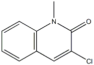 2(1H)-Quinolinone,3-chloro-1-methyl-(9CI) Struktur