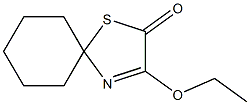 1-Thia-4-azaspiro[4.5]dec-3-en-2-one,3-ethoxy-(9CI) Struktur