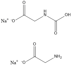 Di-Sodium Glycine Carbonate Struktur