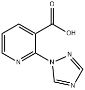 2-(1H-1,2,4-TRIAZOL-1-YL)NICOTINIC ACID Struktur