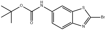 (2-溴苯并[D]噻唑-6-基)氨基甲酸叔丁酯, 945400-88-4, 結(jié)構(gòu)式