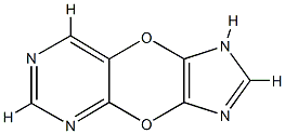 3H-Imidazo[4,5:5,6][1,4]dioxino[2,3-d]pyrimidine Struktur