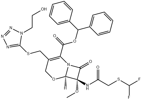 FloMoxef Benzhydryl Ester Struktur