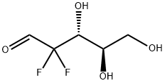 2-Deoxy-2,2-difluoro-D-erythro-pentose Struktur