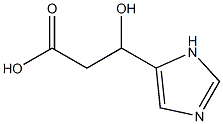 1H-Imidazole-5-propanoic  acid,  -bta--hydroxy- Struktur