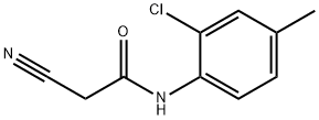 N-(2-chloro-4-methylphenyl)-2-cyanoacetamide Struktur