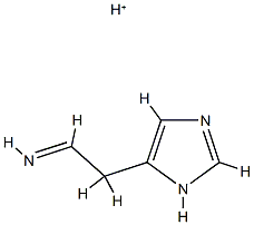 1H-Imidazole-5-ethanimine,  conjugate  acid  (1:1) Struktur