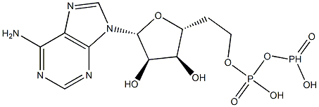 5'-deoxy-5'-phosphonomethyladenosine phosphate Struktur