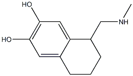 2,3-Naphthalenediol,5,6,7,8-tetrahydro-5-[(methylamino)methyl]-(9CI) Struktur