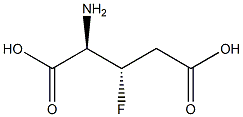 D-Glutamic acid, 3-fluoro-, (3R)-rel- (9CI) Struktur