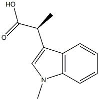 1H-Indole-3-aceticacid,-alpha-,1-dimethyl-,(S)-(9CI) Struktur