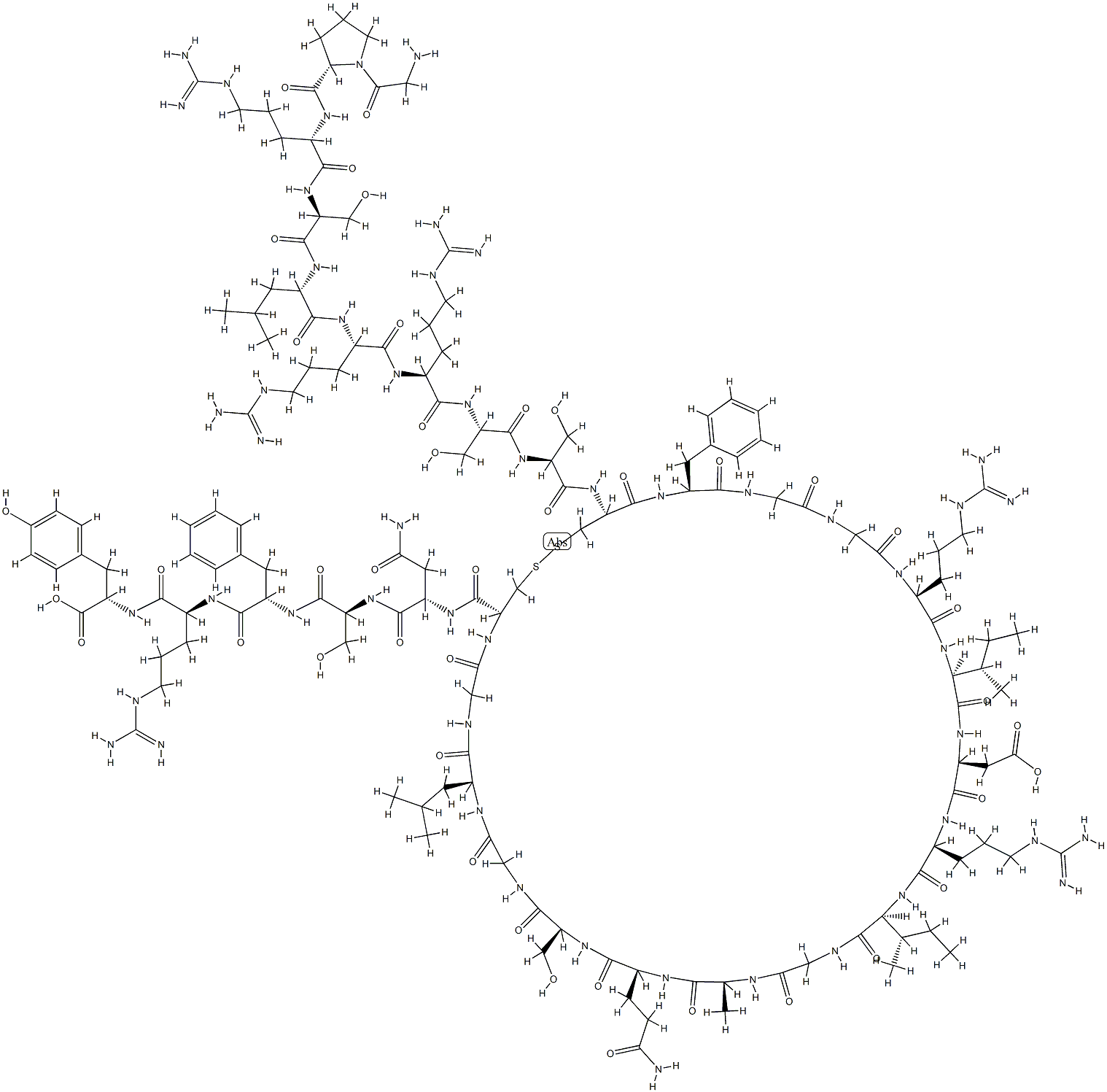 atriopeptin II Struktur