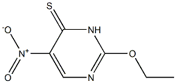 4-Pyrimidinethiol,2-ethoxy-5-nitro-(6CI) Struktur