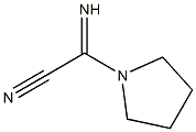 1-Pyrrolidineacetonitrile,alpha-imino-(6CI) Struktur