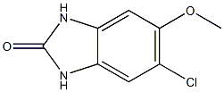 2-Benzimidazolinone,5-chloro-6-methoxy-(6CI) Struktur