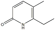 2(1H)-Pyridinone,6-ethyl-5-methyl-(9CI) Struktur