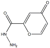 4H-Pyran-2-carboxylicacid,4-oxo-,hydrazide(6CI) Struktur