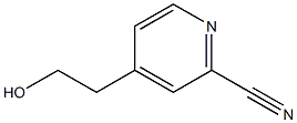 2-Pyridinecarbonitrile,4-(2-hydroxyethyl)-(9CI) Struktur