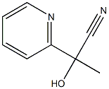 2-Pyridineglycolonitrile,alpha-methyl-(6CI) Struktur