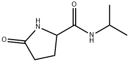 2-Pyrrolidinecarboxamide,N-isopropyl-5-oxo-(6CI) Struktur