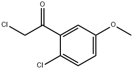 Acetophenone, 2,2-dichloro-5-methoxy- (6CI) Struktur