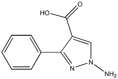 1H-Pyrazole-4-carboxylicacid,1-amino-3-phenyl-(9CI) Struktur