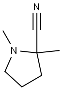 2-Pyrrolidinecarbonitrile,1,2-dimethyl-(6CI,9CI) Struktur