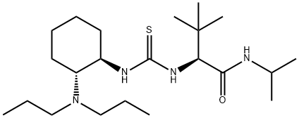 (S)-2-[3-[(1R,2R)-2-(二丙基氨基)環(huán)己基]硫脲基]-N-異丙基-3,3-二甲基丁酰胺, 1003922-03-9, 結(jié)構(gòu)式