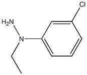 1-(1-(3-chlorophenyl)ethyl)hydrazine Struktur