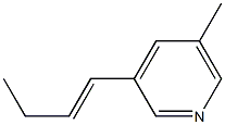 3-Picoline,5-(1-butenyl)-(6CI) Struktur