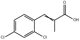 2-Propenoic acid, 3-(2,4-dichlorophenyl)-2-Methyl- Struktur