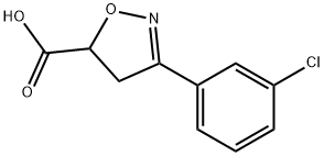 3-(3-chlorophenyl)-4,5-dihydro-1,2-oxazole-5-carboxylic acid|3-(3-chlorophenyl)-4,5-dihydro-1,2-oxazole-5-carboxylic acid