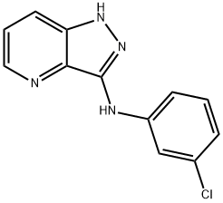 (3-Chlorophenyl)-(1H-pyrazolo[4,3-b]pyridin-3-yl)aMine Struktur