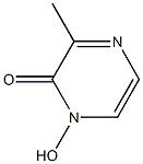 2(1H)-Pyrazinone,1-hydroxy-3-methyl-(9CI) Struktur