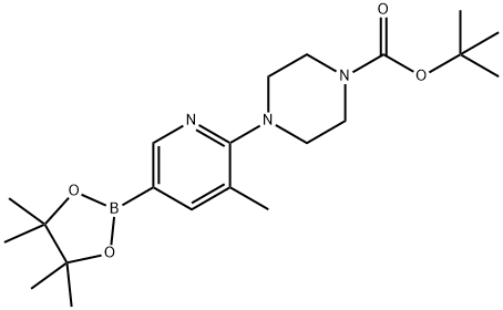 2-(4-BOC-PIPERAZIN-1-YL)-3-METHYLPYRIDINE-5-BORONIC ACID PINACOL ESTER price.