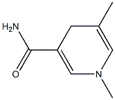 3-Pyridinecarboxamide,1,4-dihydro-1,5-dimethyl-(9CI) Struktur