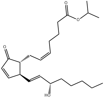 prostaglandin A2 isopropyl ester Struktur