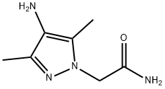 2-(4-amino-3,5-dimethyl-1H-pyrazol-1-yl)acetamide Struktur